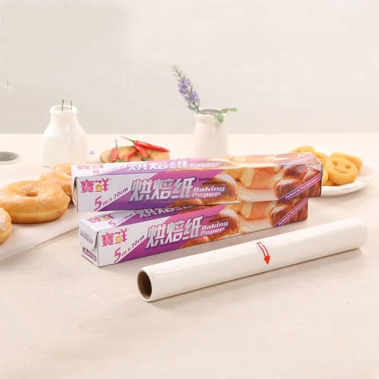 Wholesale environmentally friendly baking paper rolls, oil-resistant baking paper sheets
