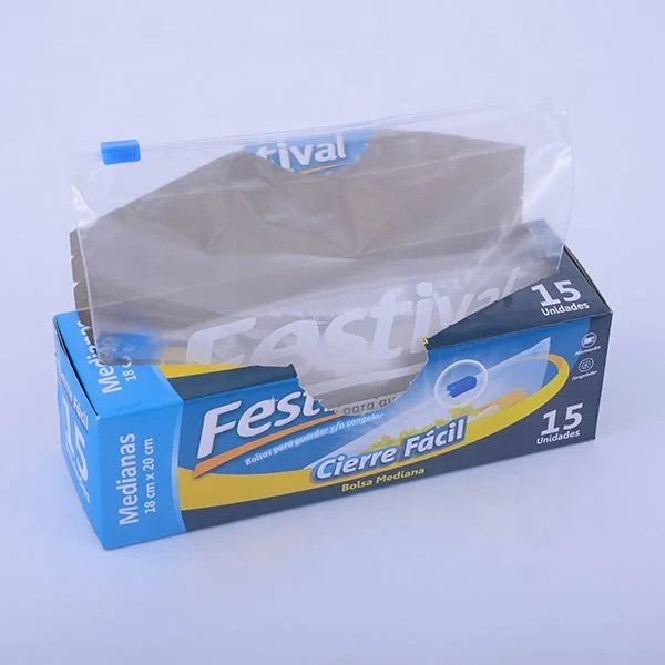 Spring zipper food storage plastic bag packaging recyclable bag packaging manufacturer zipper bag