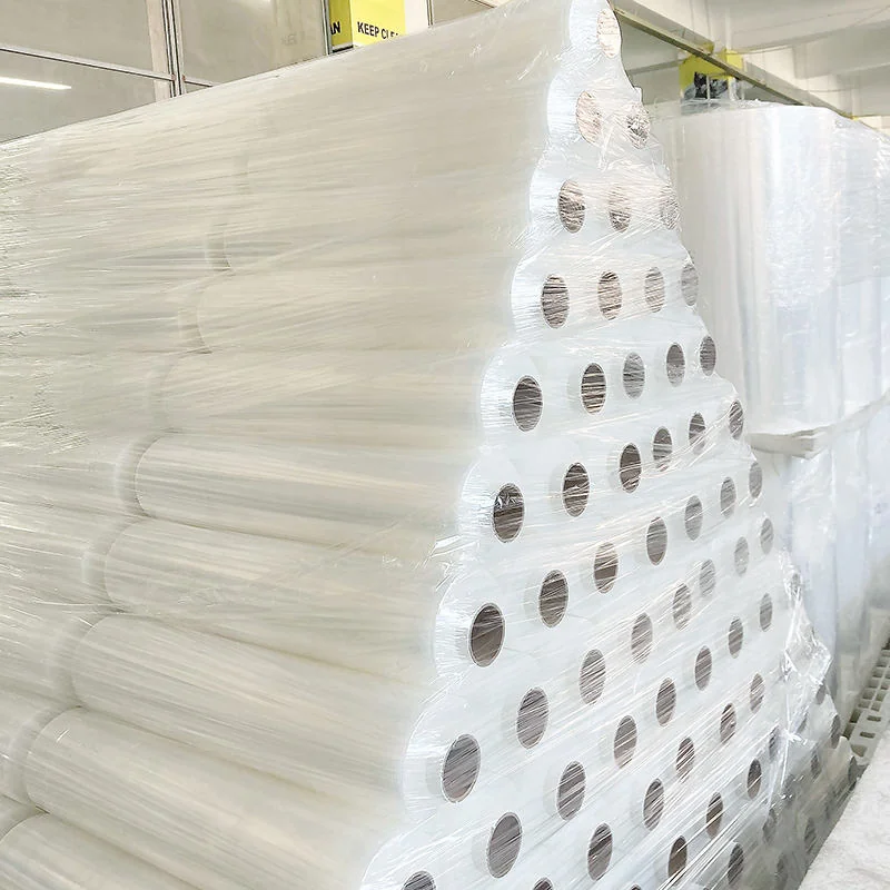 30cm x 60m, 10 micron thick, transparent, extra large roll, BPA-free, affordable, customizable, industrial, food wrap, food packaging, with certification, China